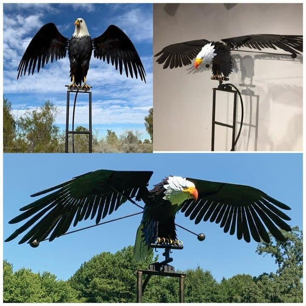 Garden Elegance | Metal Bird Wind Spinner with Eye-Catching Design | Outdoor Decor for Vibrant Garden Spaces 1