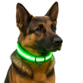 GlowSafe | LED Dog Collar with High-Intensity Glow & Adjustable Fit | Enhanced Visibility for Night Walks 0