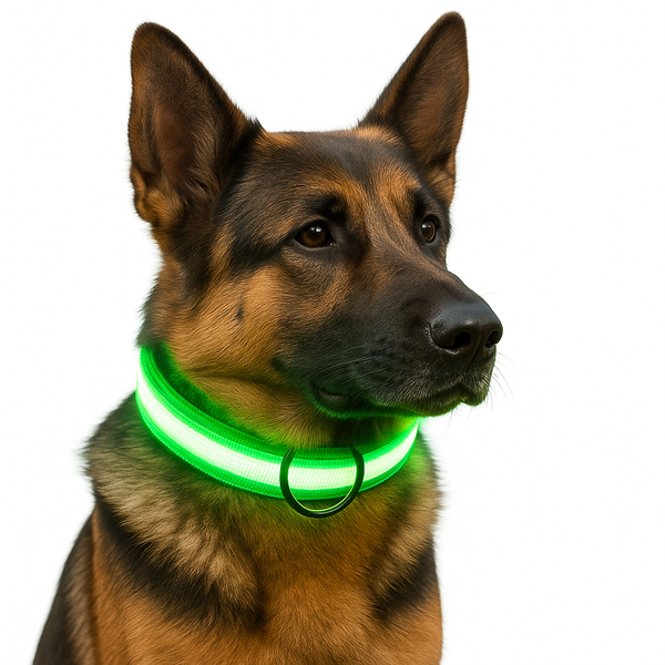 GlowSafe | LED Dog Collar with High-Intensity Glow & Adjustable Fit | Enhanced Visibility for Night Walks 0