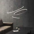 Halo Ring Chandelier – Modern LED Ceiling Light, Gold or Silver, Single or Multi-Ring for Dining Room & Living Room