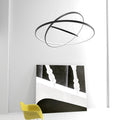 Halo Ring Chandelier – Modern LED Ceiling Light, Gold or Silver, Single or Multi-Ring for Dining Room & Living Room