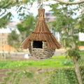 Hand-Woven Grass Bird House – Eco-Friendly Cozy Nest for Garden and Porch, Lightweight and Durable Shelter for Birds