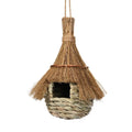 Hand-Woven Grass Bird House – Eco-Friendly Cozy Nest for Garden and Porch, Lightweight and Durable Shelter for Birds