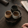 Handmade Ceramic Espresso Cups Set – Unique Stoneware Demitasse Cups for Stylish Coffee Moments, Microwave and Dishwasher Safe
