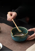 Handmade Japanese Matcha Set – 4-Piece Matcha Bowl and Whisk Set for Tea Ceremony