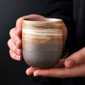 Handmade Japanese Yunomi Tea Cup – Elegant Stoneware Design for Tea, Coffee, and Sake – Unique Artisanal Finish