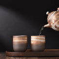 Handmade Japanese Yunomi Tea Cup – Elegant Stoneware Design for Tea, Coffee, and Sake – Unique Artisanal Finish