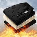 Heated Fleece-Lined Pants with Multiple Heating Zones for Cold Weather – Unisex Straight-Leg Design, Wind-Resistant, Adjustable Fit