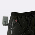 Heated Fleece-Lined Pants with Multiple Heating Zones for Cold Weather – Unisex Straight-Leg Design, Wind-Resistant, Adjustable Fit