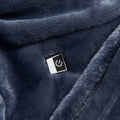 Heated Wearable Blanket with Sleeves and Chest Heating Panel, Plush Fleece Electric Throw with Adjustable Heat Levels