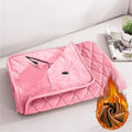 Heated Wearable Blanket with USB Power – Soft Plush Fleece, Quilted Design, Portable Throw for Ultimate Comfort