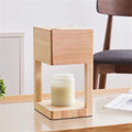 Indoor Table Lamp with Built-In Candle Holder – Dual Function Nightstand Lamp for Bedroom and Living Room