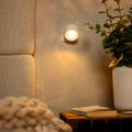 Modern Infinity Wall Sconce Lighting – Stylish LED Wall Lamp for Home Decor, Energy Efficient, Matte Black Finish