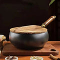 IronPot Pro | Traditional Carbon Steel Wok with Wooden Handle 4