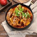 IronPot Pro | Traditional Carbon Steel Wok with Wooden Handle 7