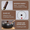 IronPot Pro | Traditional Carbon Steel Wok with Wooden Handle 8