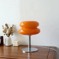 Italian Bauhaus Table Lamp – Cordless Design with Adjustable Brightness for Living Room – Stylish Battery Operated Lamp
