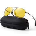 Jack | Polarized Aviator Sunglasses with UV400 Protection - Lightweight Metal Frame 12