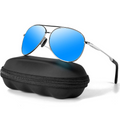 Jack | Polarized Aviator Sunglasses with UV400 Protection - Lightweight Metal Frame 9