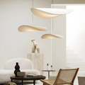 Japandi Silk Pendant Light – Handcrafted Boho Design with Adjustable Height for Kitchen Pendant Lighting and Hanging Lights