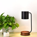 Japanese Minimalist Candle Warmer Lamp with Dimmable Light and Wooden Base for Even Wax Melting