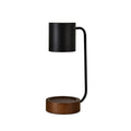 Japanese Minimalist Candle Warmer Lamp with Dimmable Light and Wooden Base for Even Wax Melting