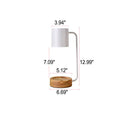 Japanese Minimalist Candle Warmer Lamp with Dimmable Light and Wooden Base for Even Wax Melting