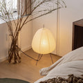 Japanese Rice Paper LED Table Lamp – Elegant Nightstand and Desk Lamp for Bedroom Decor, Energy-Efficient Lighting