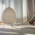 Japanese Rice Paper LED Table Lamp – Elegant Nightstand and Desk Lamp for Bedroom Decor, Energy-Efficient Lighting
