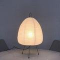 Japanese Rice Paper LED Table Lamp – Elegant Nightstand and Desk Lamp for Bedroom Decor, Energy-Efficient Lighting