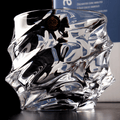 Japanese Tornado Design Whiskey Glass Set - Heat-Resistant 300ml Capacity, Unique Vortex Shape for Bourbon and Whiskey Enjoyment