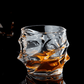 Japanese Tornado Design Whiskey Glass Set - Heat-Resistant 300ml Capacity, Unique Vortex Shape for Bourbon and Whiskey Enjoyment