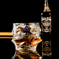 Japanese Tornado Design Whiskey Glass Set - Heat-Resistant 300ml Capacity, Unique Vortex Shape for Bourbon and Whiskey Enjoyment