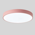 Scandinavian LED Ceiling Lamp – Wood & Acrylic Flush Mount, Dimmable, Nordic Minimalist
