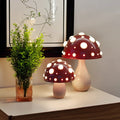 LED Mushroom Table Lamp, Warm White Light, Modern Design, Cordless and Wired Options, Perfect for Bedside or Living Room