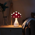 LED Mushroom Table Lamp, Warm White Light, Modern Design, Cordless and Wired Options, Perfect for Bedside or Living Room