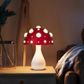 LED Mushroom Table Lamp, Warm White Light, Modern Design, Cordless and Wired Options, Perfect for Bedside or Living Room