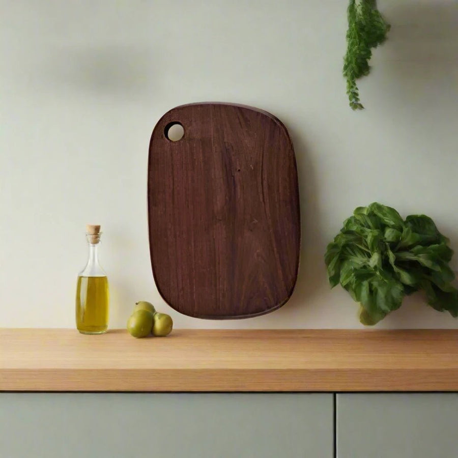 Lattea | Wood Cutting Board with Elegant Design | Versatile Kitchen Essential for Chopping and Serving 0