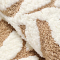 Leaf Pattern Non-Slip Bath Mat – Ultra-Soft Microfiber Bathroom Rug with Plush Thickness and Machine Washable Design