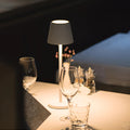 Modern Table Lamp with Adjustable Brightness for Home or Office – Stylish Desk and Bedside Lamp in Black, White, and Gold