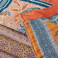 Lightweight Sunburst Cotton Throw Blanket – Breathable All-Season Blanket for Home and Travel