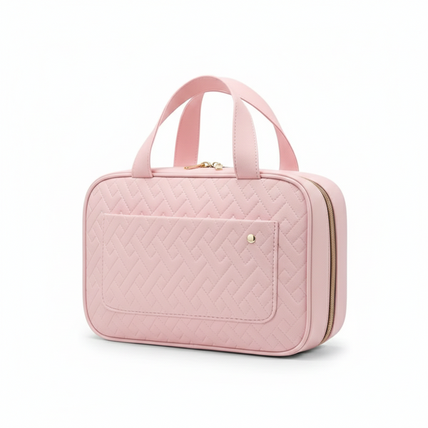 LuxeCarry | Beauty Organizer with Lay-Flat Design & Spill-Proof Material | Effortless Makeup Storage for On-the-Go 0