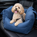 Luxury Waterproof Dog Car Seat with Adjustable Leashes | Cozy Pet Car Seat for Safe Travel 5