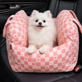 Luxury Waterproof Dog Car Seat with Adjustable Leashes | Cozy Pet Car Seat for Safe Travel 6