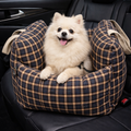 Luxury Waterproof Dog Car Seat with Adjustable Leashes | Cozy Pet Car Seat for Safe Travel 7