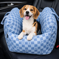 Luxury Waterproof Dog Car Seat with Adjustable Leashes | Cozy Pet Car Seat for Safe Travel 8