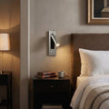 Minimalist LED Reading Wall Lamp – Adjustable Spotlight, Nordic Bedside Sconce, Dimmable