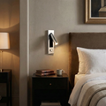 Minimalist LED Reading Wall Lamp – Adjustable Spotlight, Nordic Bedside Sconce, Dimmable