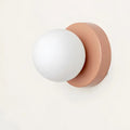 Minimalist Scandinavian Wall Lamp – Nordic Glass Shade Sconce, LED Indoor Wall Light