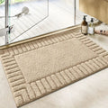 Minimalist Stripe Non-Slip Bath Mat – Soft, Quick-Drying Bathroom Rug for Cozy Comfort and Stylish Decor